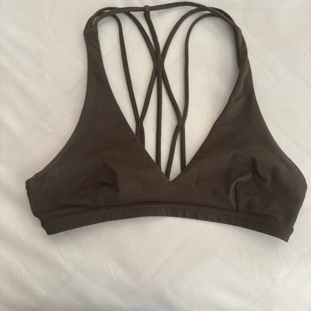 Lululemon Strappy Army Green Bralette